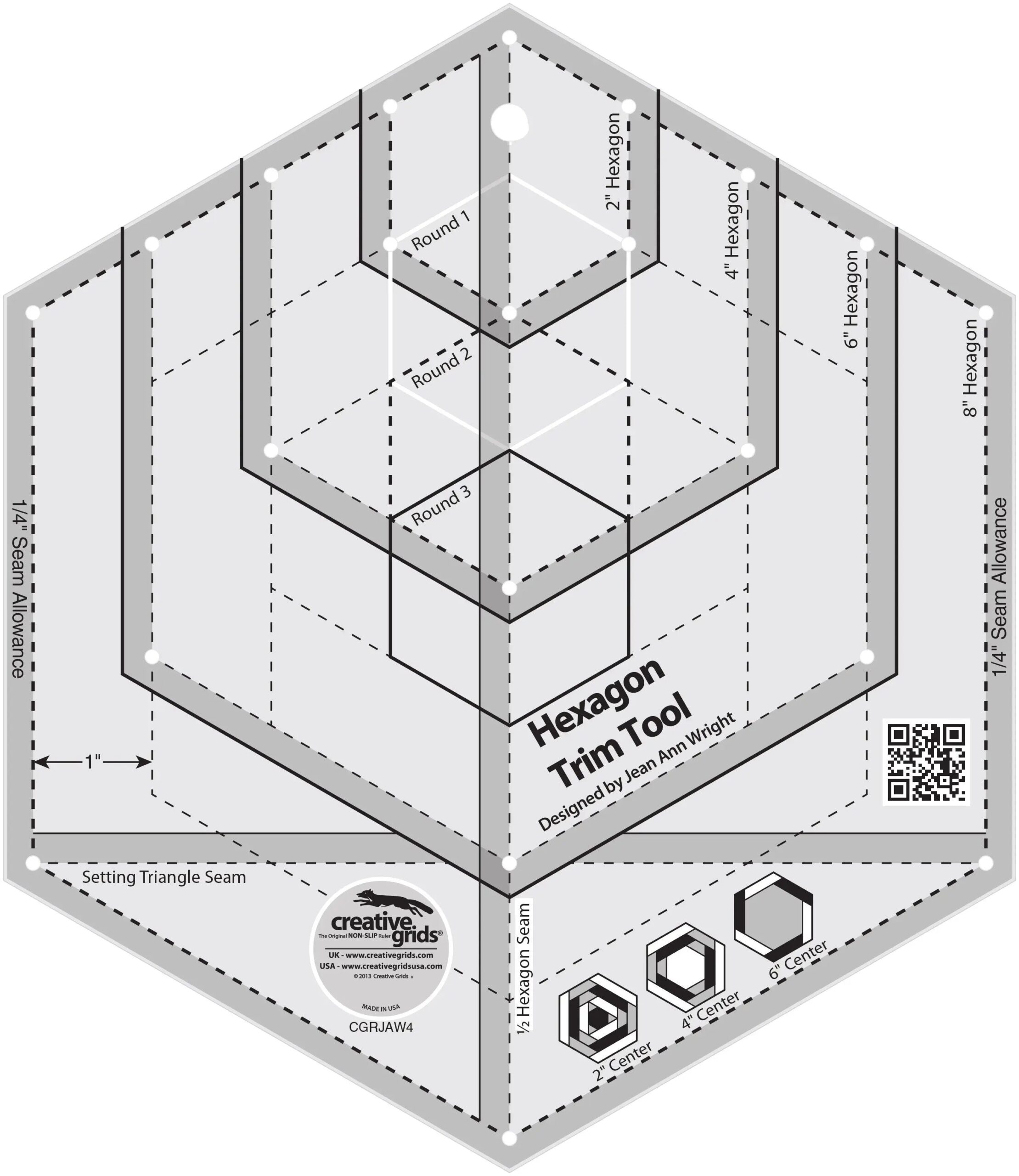 Creative-Grids-Hexagon-Trim-Tool-Quilt-Ruler-Checker-Distributor-210701256