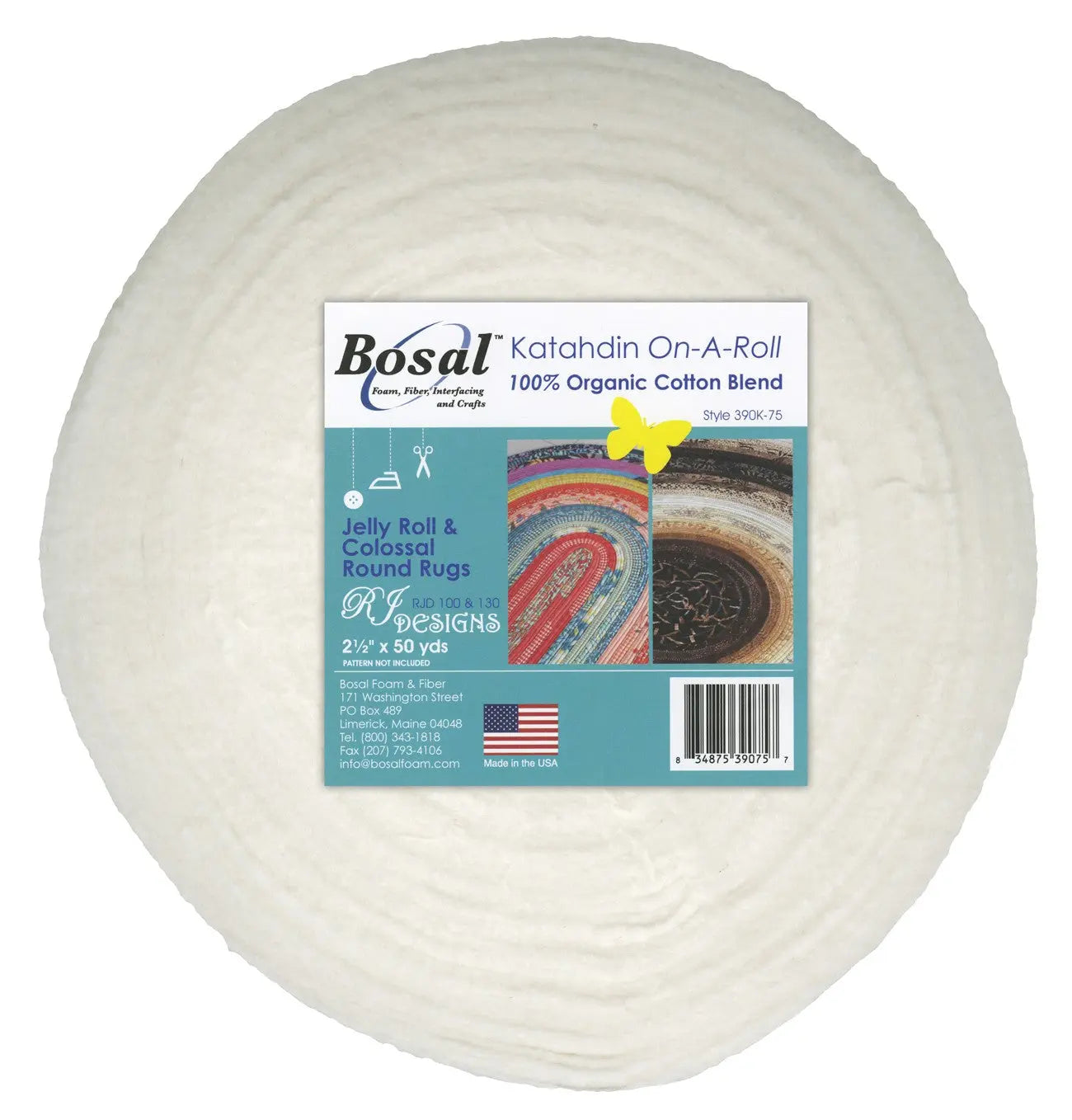 White-Katahdin-2-1-2in-X-50yds-Checker-Distributor-209321235